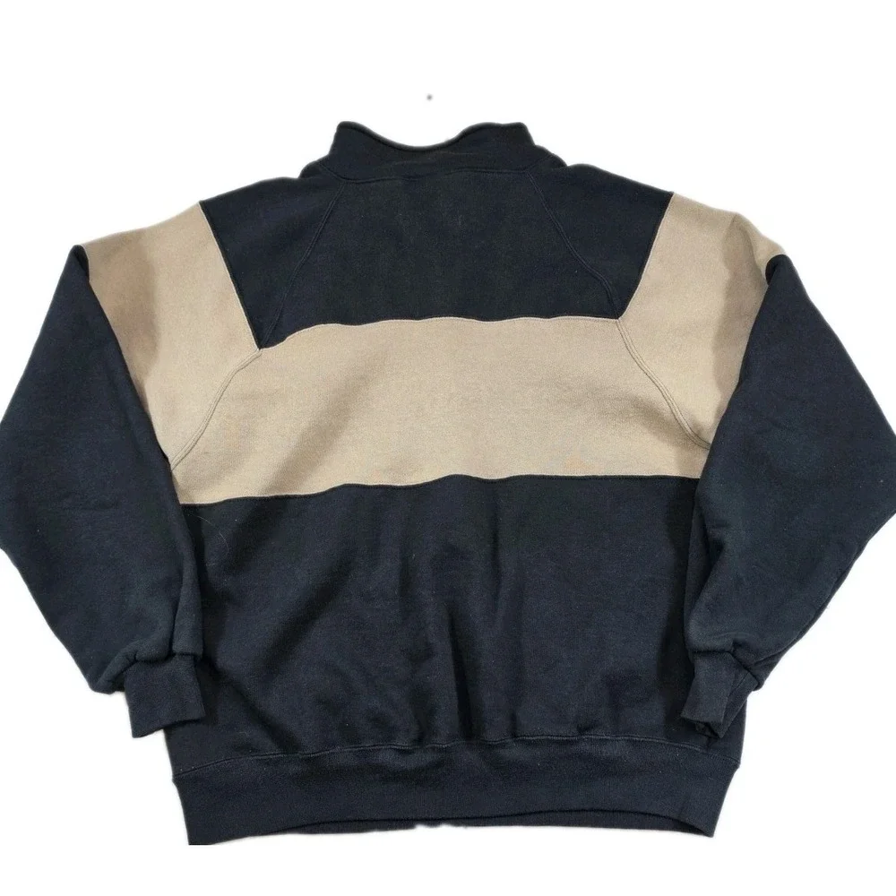 Vintage Jerzees World Class 1/4 Zip Sweatshirt Mens XL Cotton